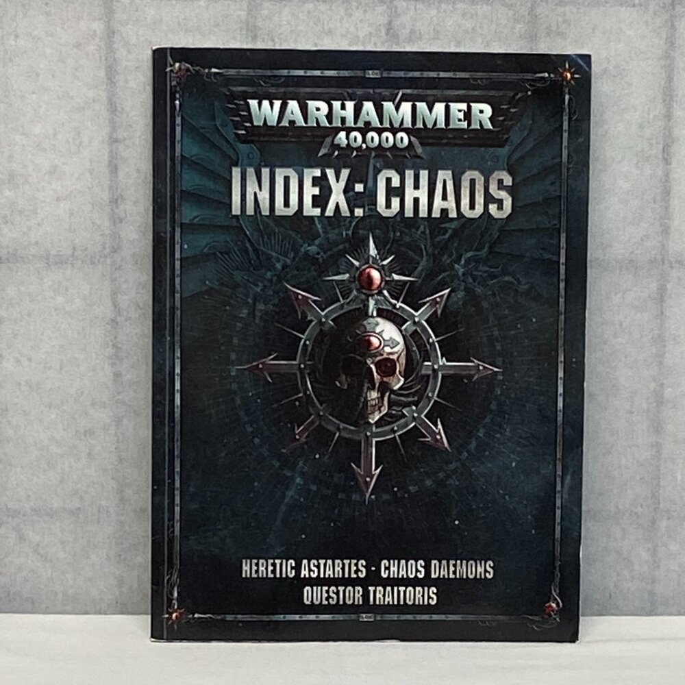 Warhammer 40K Index Chaos Heretic Astartes Daemons Book Rare Wargame Guide